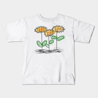 Just Some Random Sunflowers Kids T-Shirt